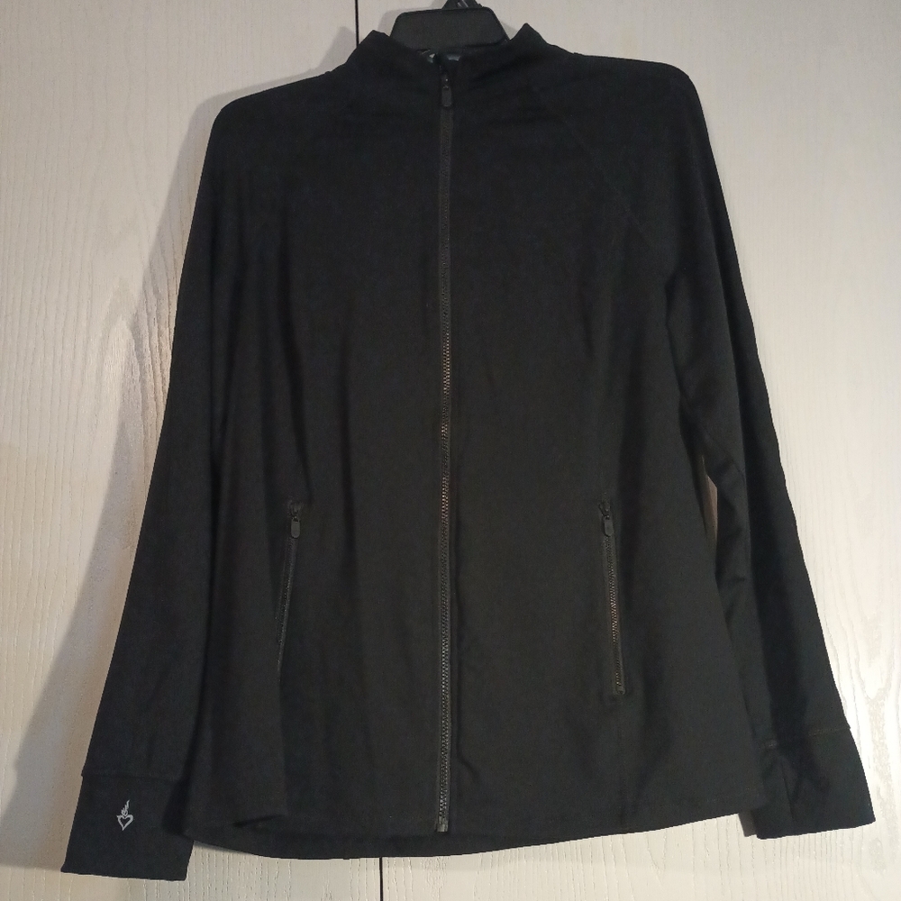 Torrid Active Zip Jacket Plus size 3X Performance Core Black